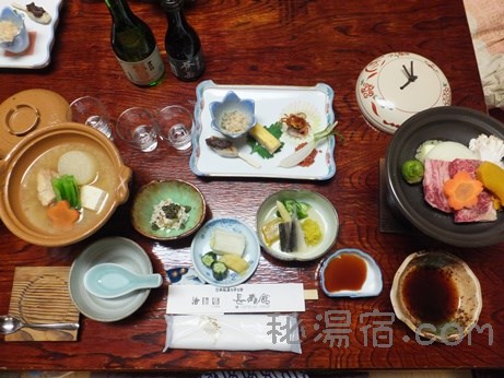 【群馬】法師温泉 長寿館  法隆殿 宿泊 その2 お食事編