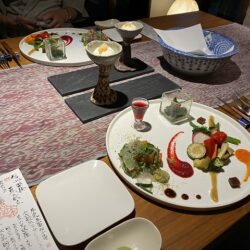 【長野】沓掛温泉 満山荘 宿泊 その2 お食事編