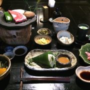 壁湯温泉 福元屋の夕食