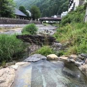 湯西川温泉 金井旅館の河原の湯