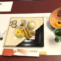 西山温泉 慶雲館 夕食